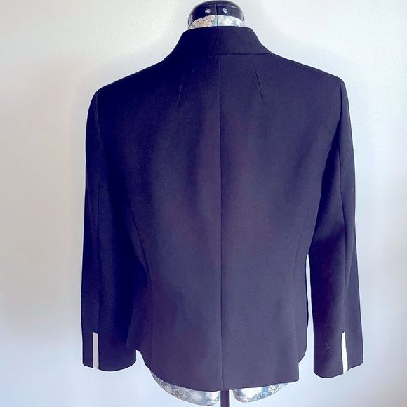 Jones New York Mod Minimalist Collarless Blazer Sz 8 - Picture 3 of 3